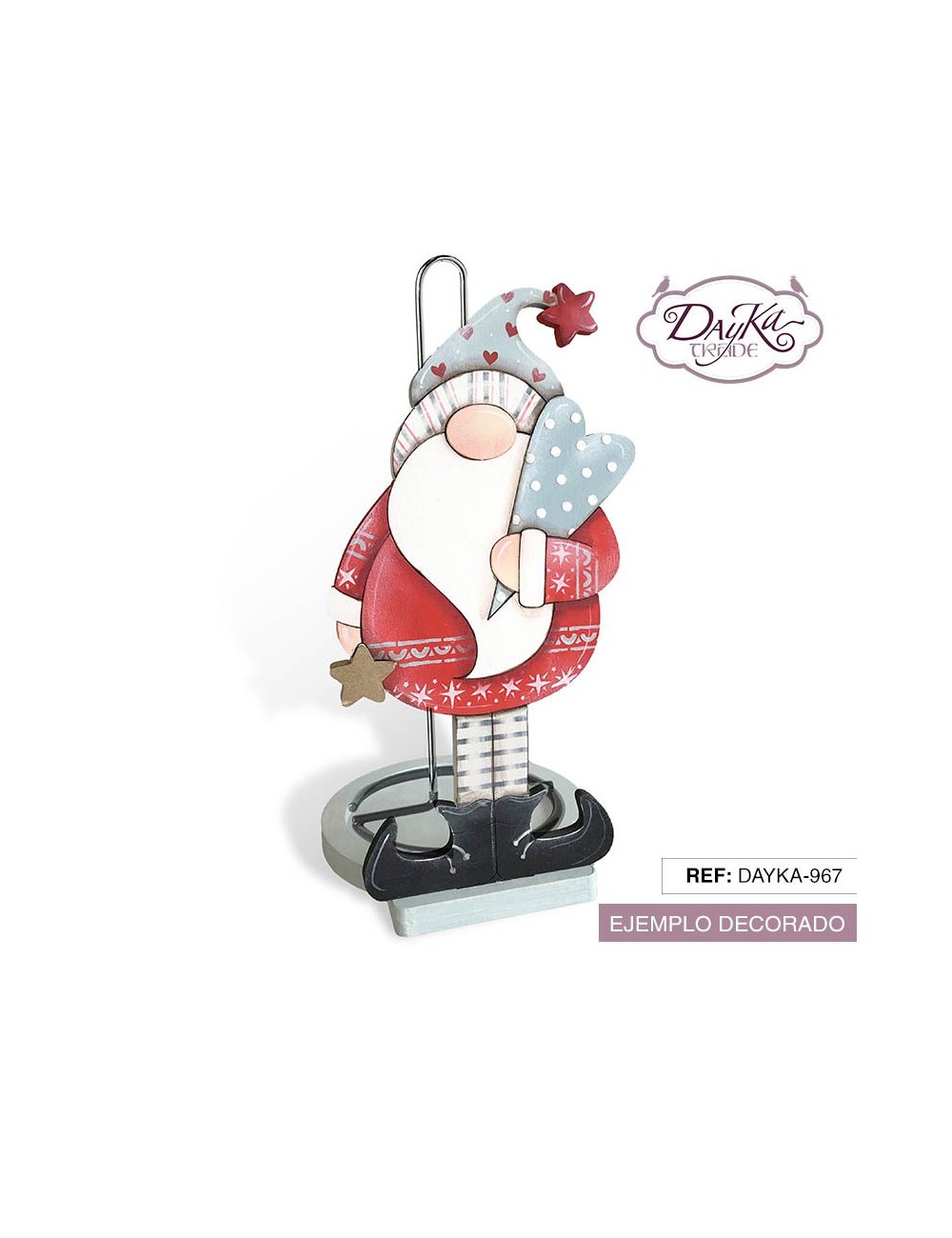 Portarrollo cocina de Navidad - gnomo