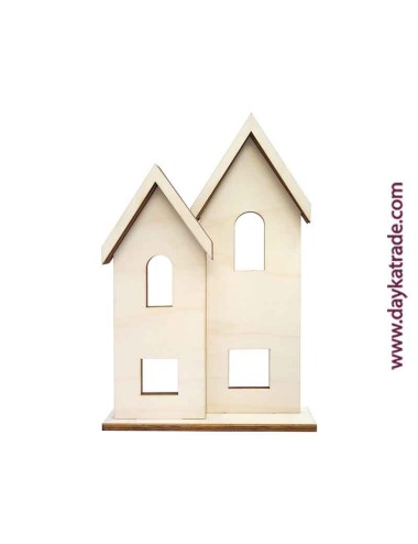 Casitas De Madera Con Peana