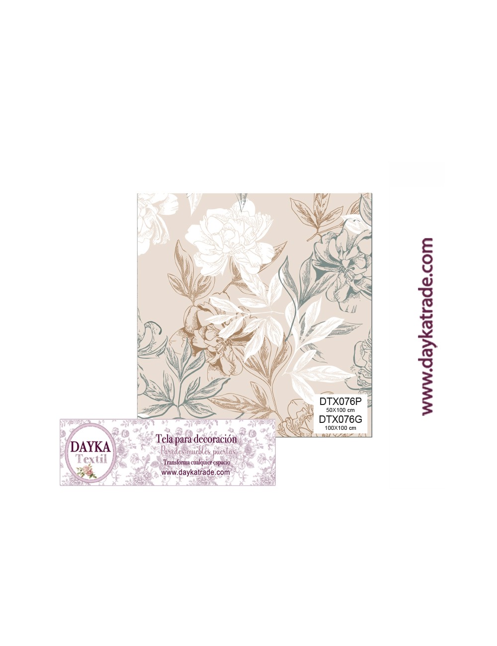 Tela Para Decoración Dayka Textil