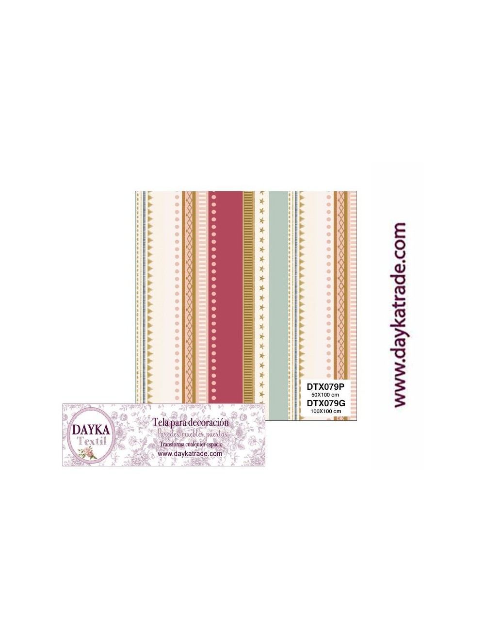 Tela Para Decoración Dayka Textil