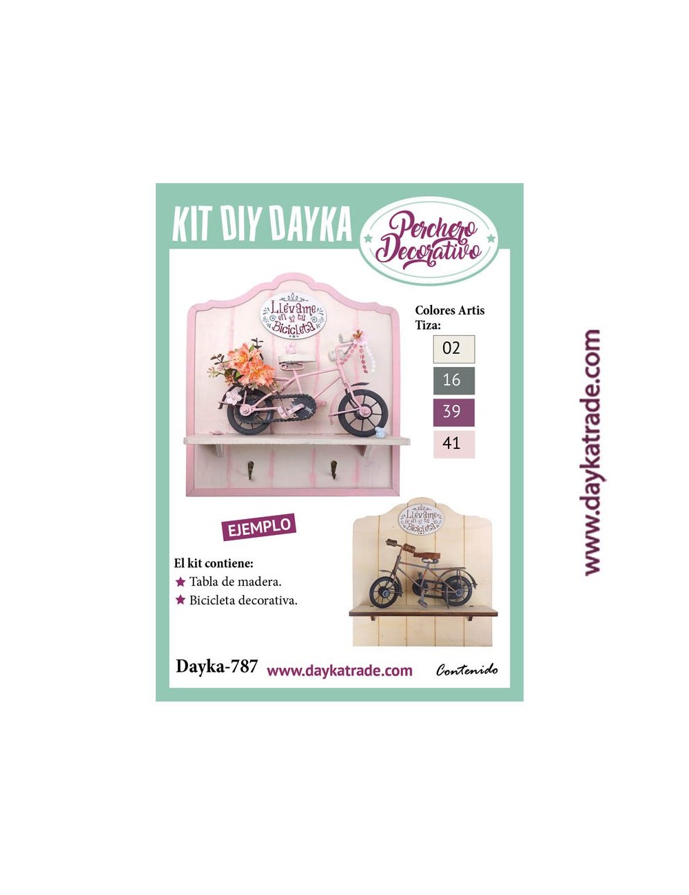 Kit Diy Dayka Perchero Bici
