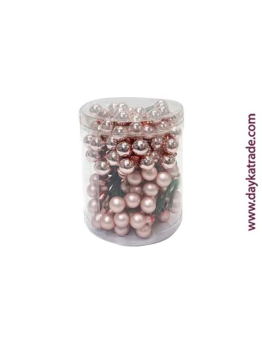 Ramilletes de bolas rosas