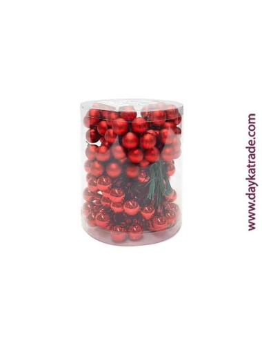 Ramilletes de bolas rojas