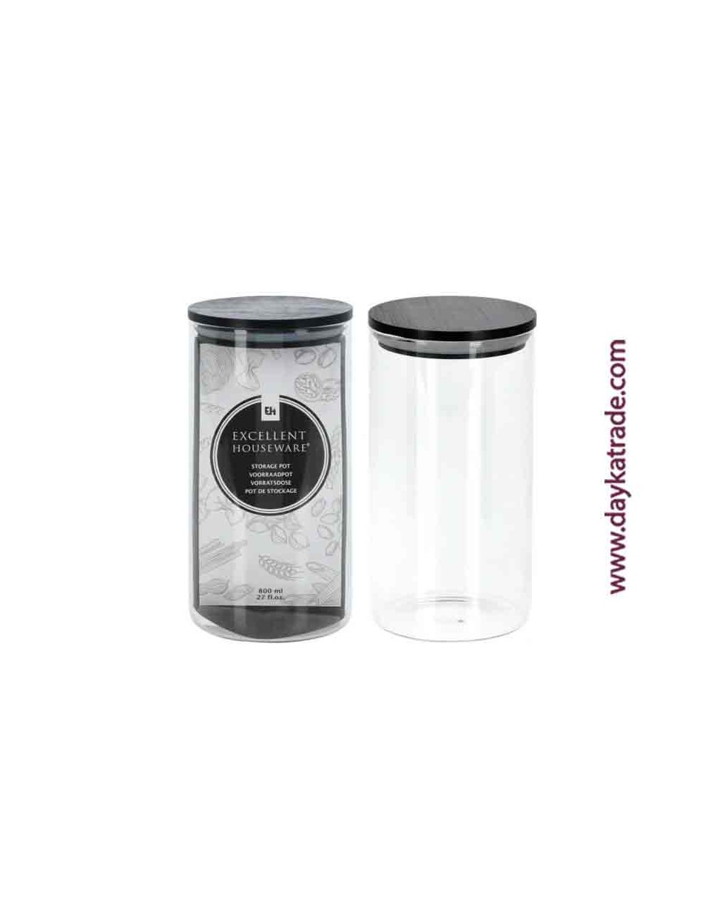 Tarro de cristal de 800 ml
