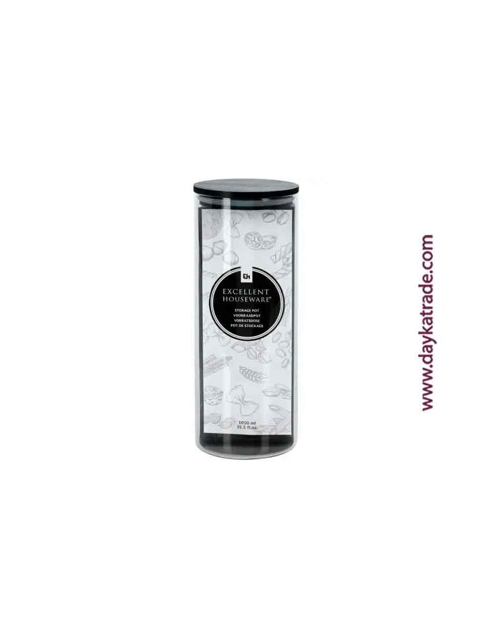 Tarro de cristal de 1050 ml