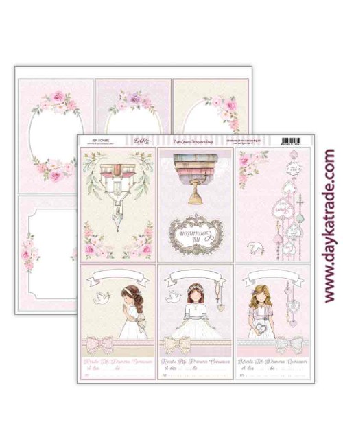 kit scrap "amor y fe" rosas