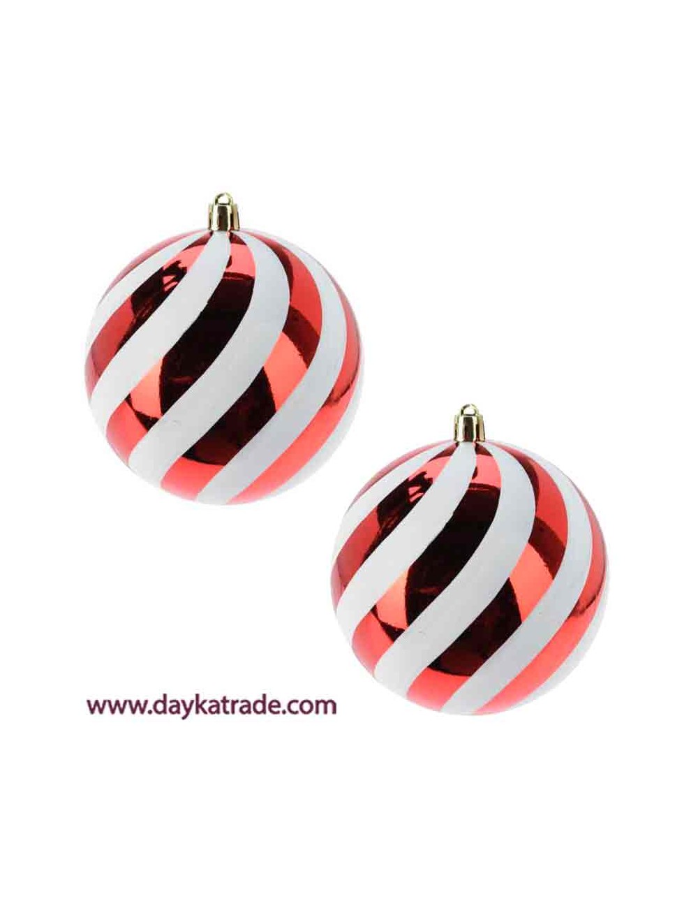 Bolas rojas y blancas
