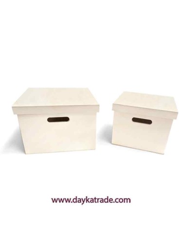 Set de cajas con asa