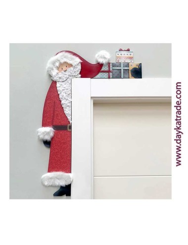 Esquinero Puerta Papá Noel Rojo