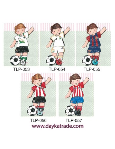 Siluetas 2D Pintadas De Niños Futbolistas