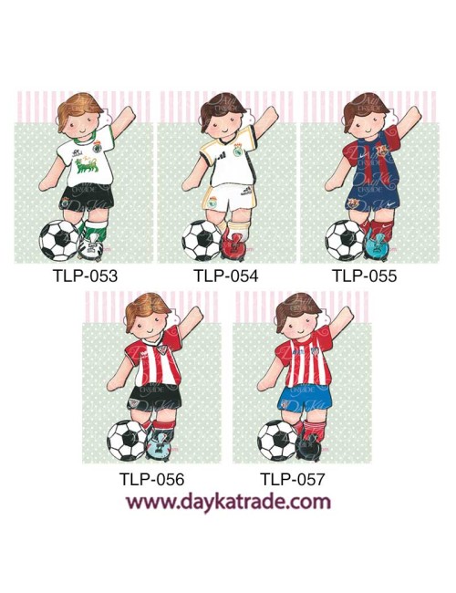 Siluetas 2D Pintadas De Niños Futbolistas