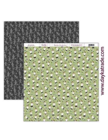 Kit de papeles para Scrapbooking ?Pasión por el fútbol?