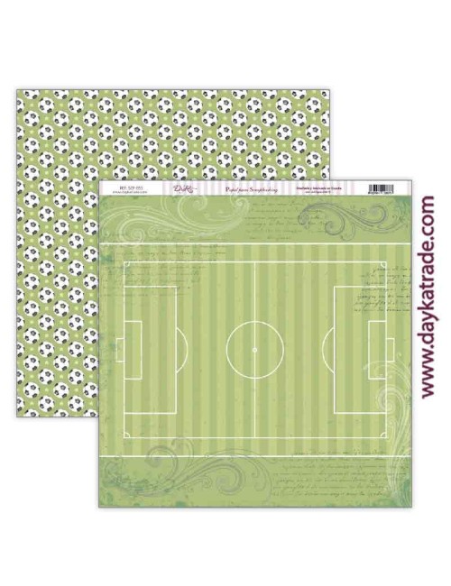 Kit de papeles para Scrapbooking ?Pasión por el fútbol?