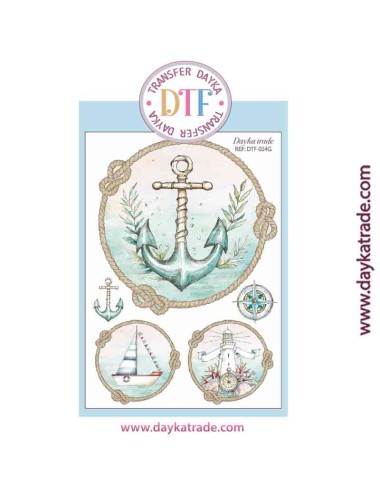 Transferencia textil con dibujos de anlca