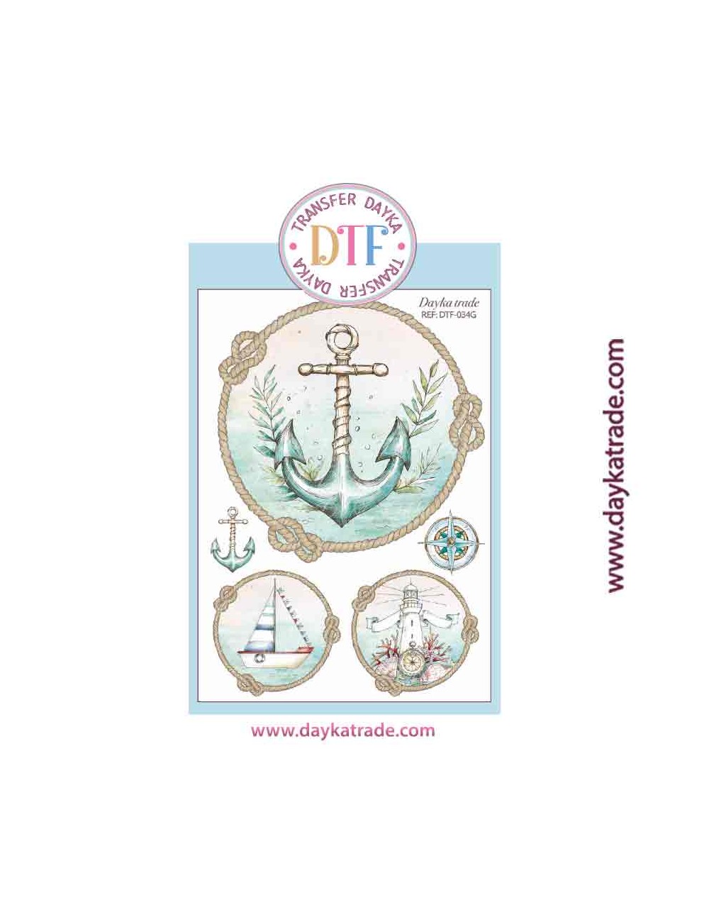 Transferencia textil con dibujos de anlca