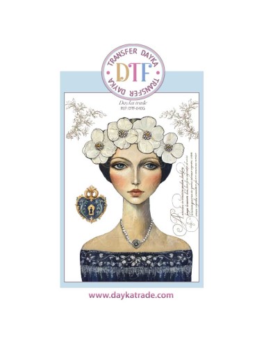  TRANSFERENCIA TEXTIL CHICA CON FLORES Y FILIGRANAS