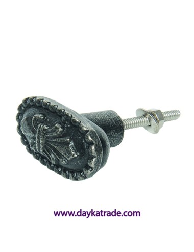 185.C-64155 TIRADOR METAL ÓVALO