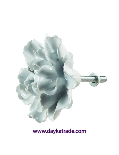 185.C-65305 TIRADOR FLOR BLANCA